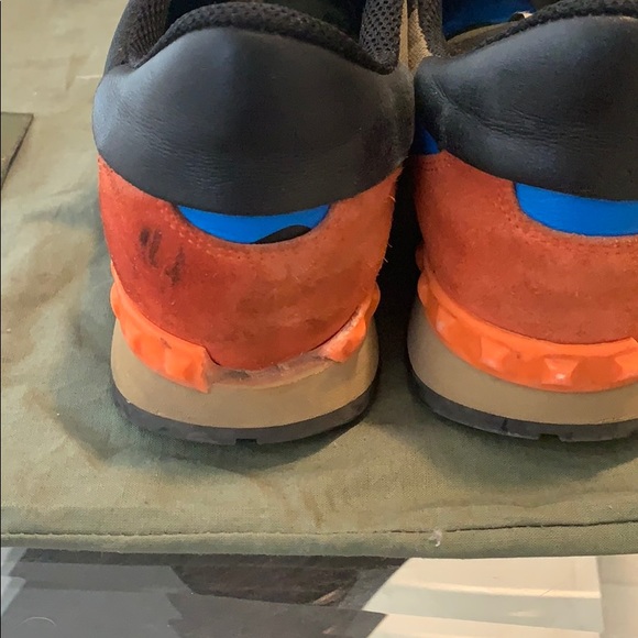 Valentino camo rockrunners sneakers green-orange - Picture 3 of 5